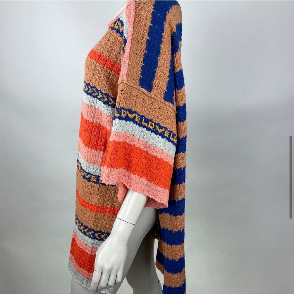 Free People Hidden Love Striped Tunic Sweater - Picture 6 of 8